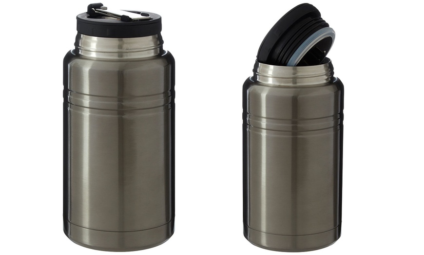 Image 12:  Food Flask with Foldable Spoon