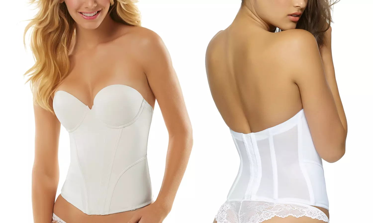 Jezebel Caress Women's Push-Up Bustier/Bridal/Corset (Size 36DD) - Primary Image