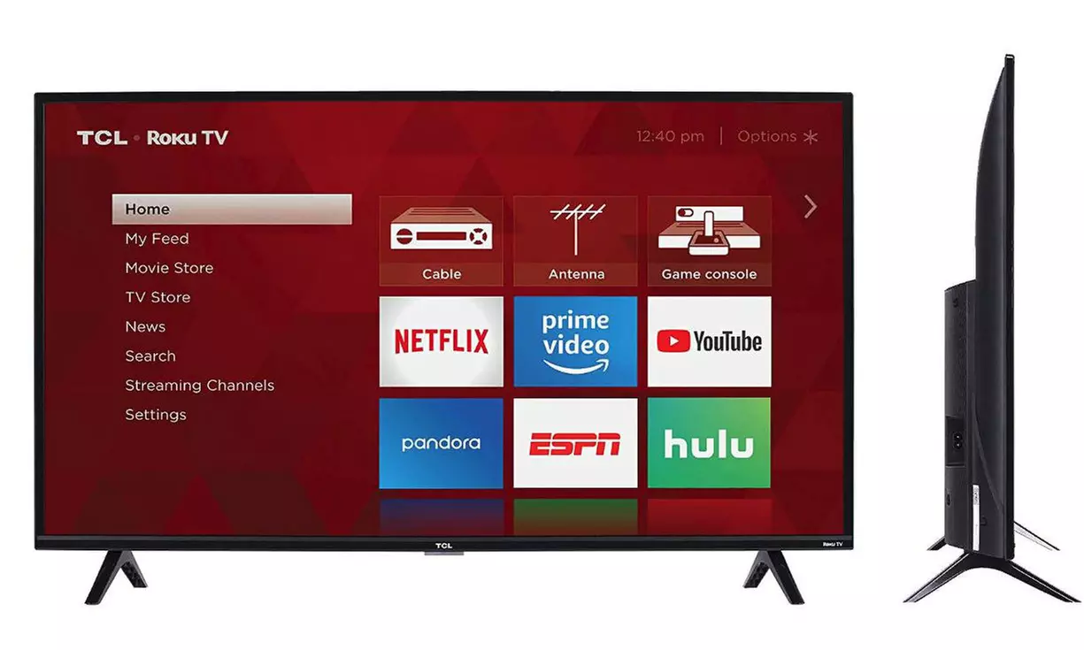 TCL 40" 1080p Smart LED Roku TV (Refurbished) - Primary Image