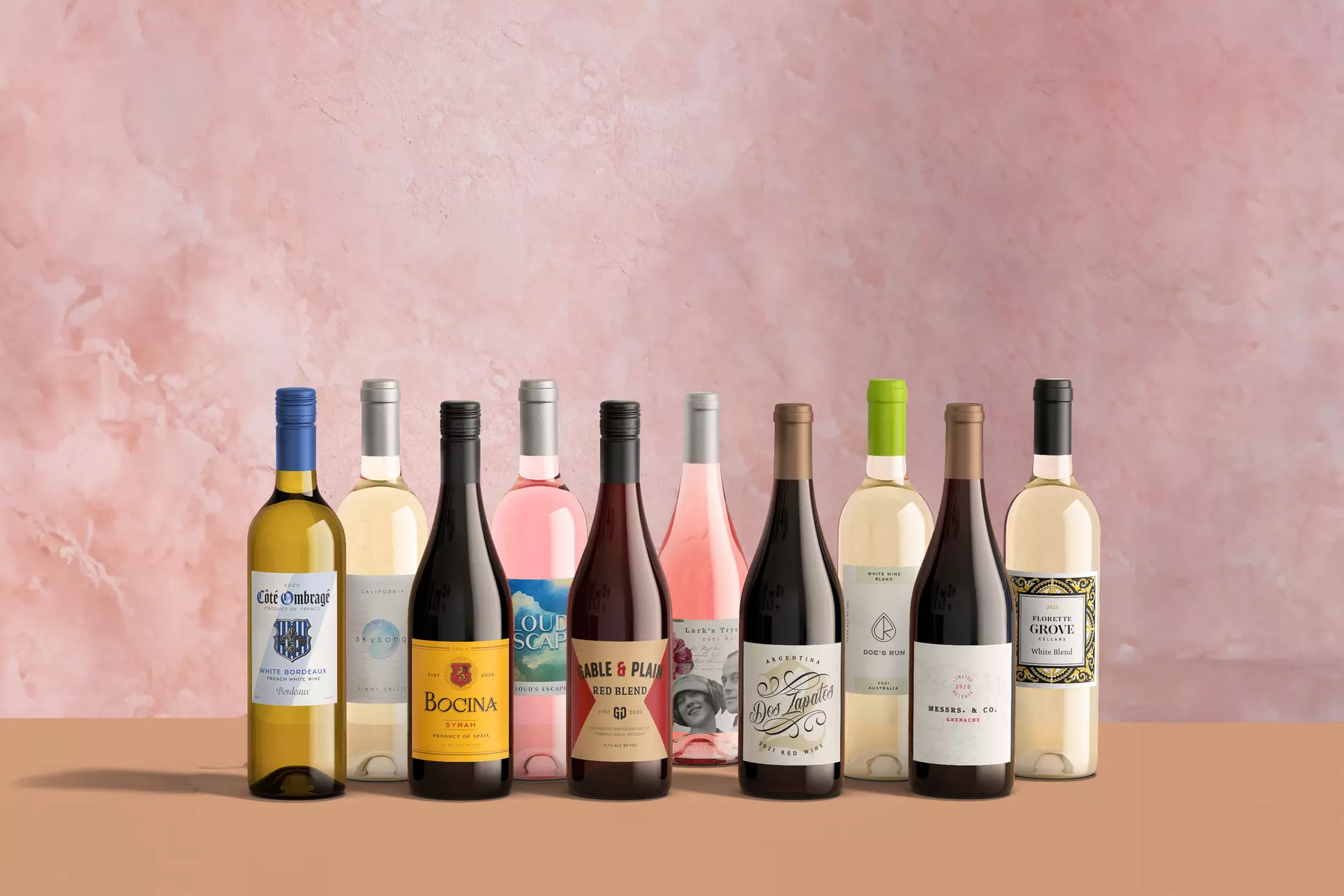 Choice of 10 Bottles of Red, While or Mixed Specialty Wines
