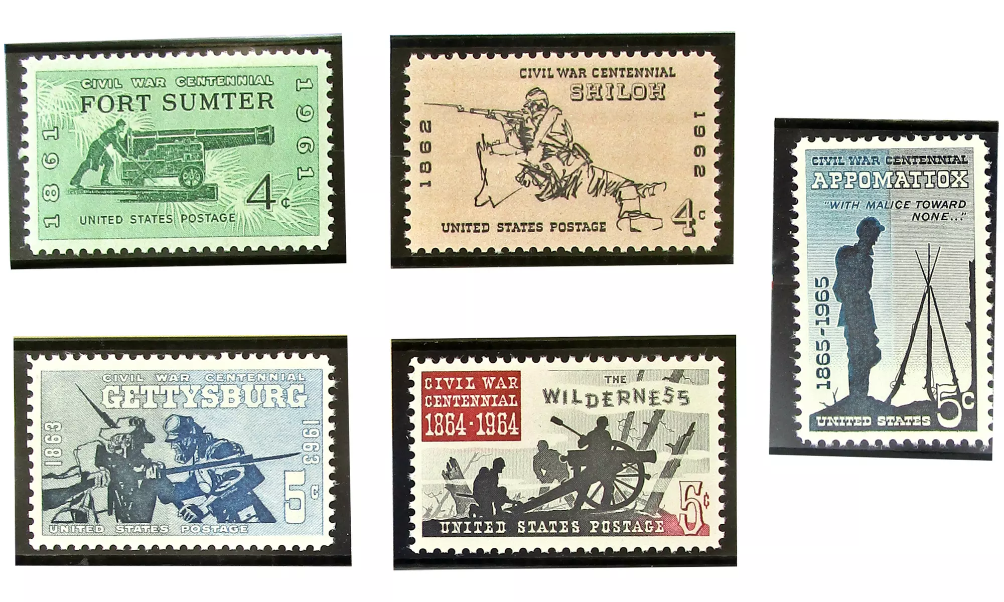 150th Anniversary of the American Civil War Stamp Collection - Primary Image