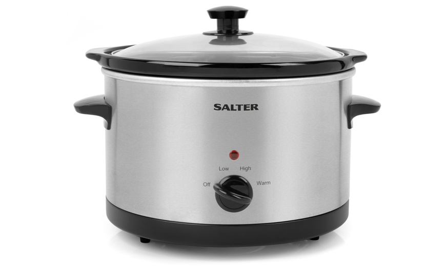 Image 7: Salter Non-Stick Slow Cooker