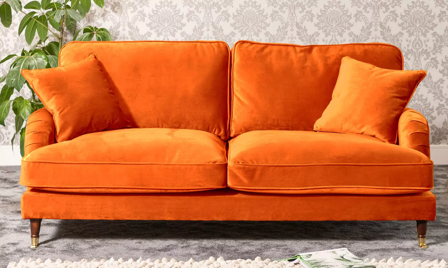 Callaway Velvet Sofa Selection