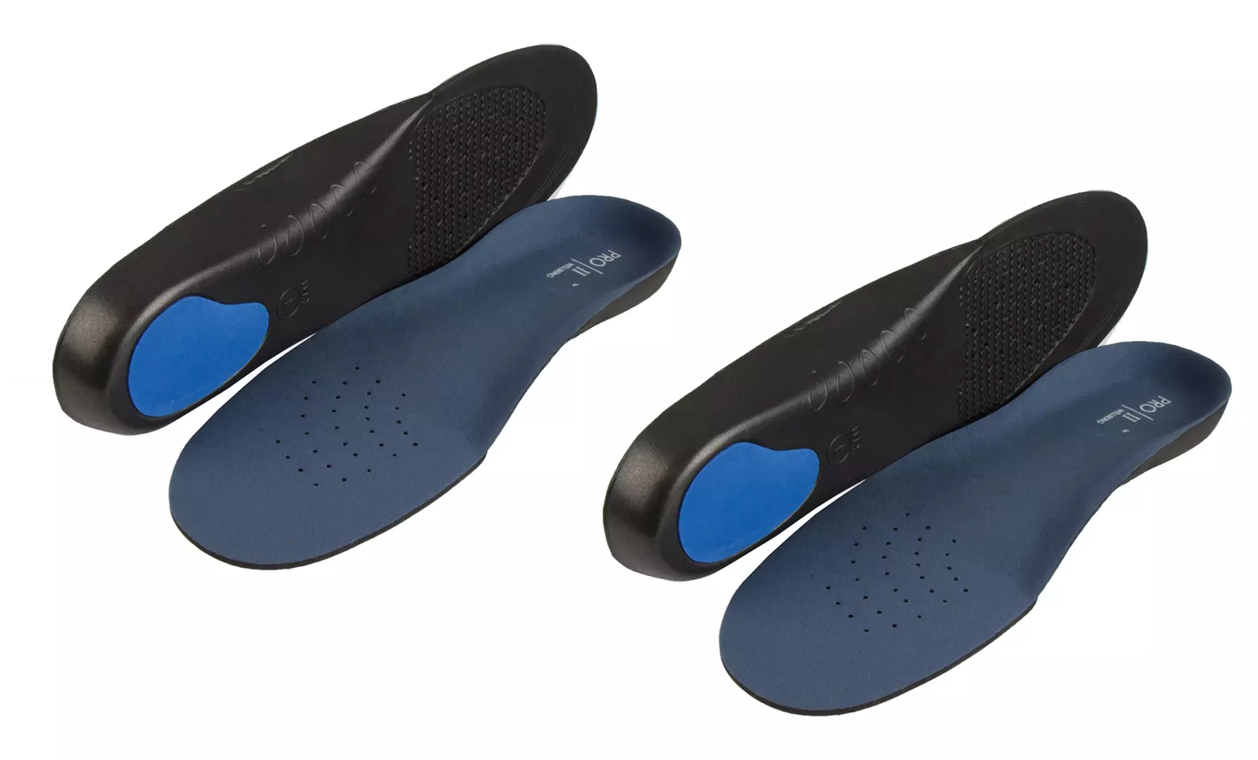 Semelles orthopédiques bleues Wellbeing Pro11 - Second Medium