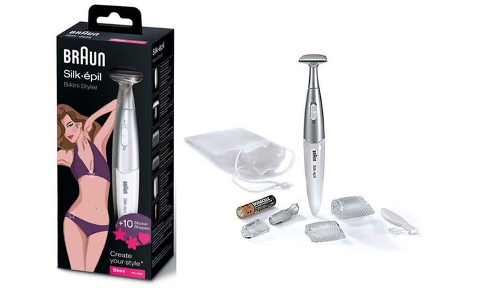 Braun Fg1100 White Bikini Styler And Shaver