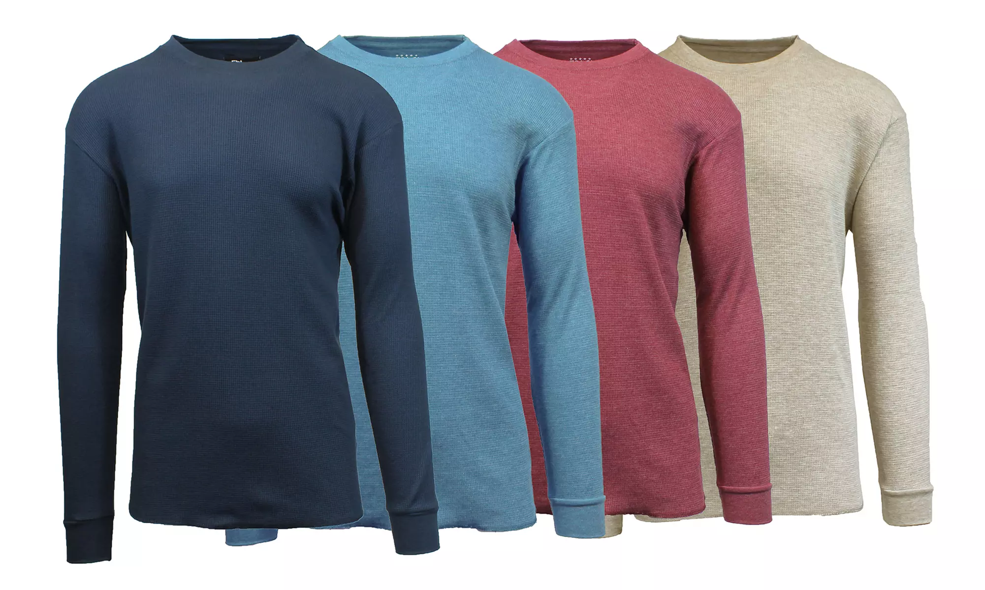 Galaxy by Harvic Men's Long-Sleeve Waffle-Knit Thermal Shirt - Primary Image