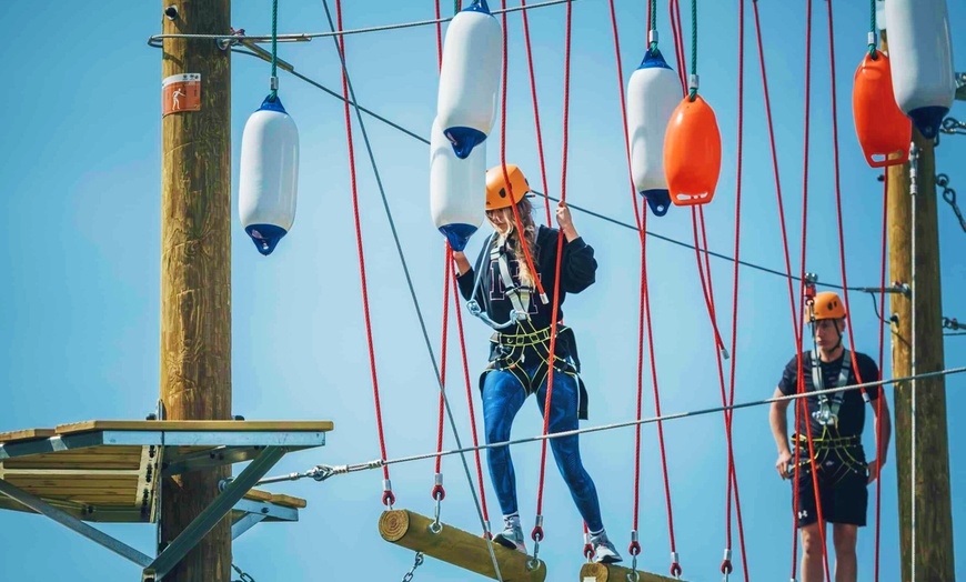 Image 9: High Ropes Adventure Course for One, Two, Three, or Four at SF Parks