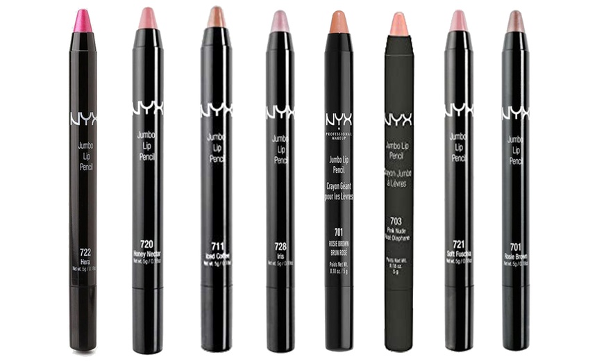 Image 1: Eight NYX Lip Pencils