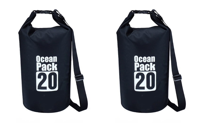 Image 35: One or Two Waterproof Floating Duffel Dry Bags