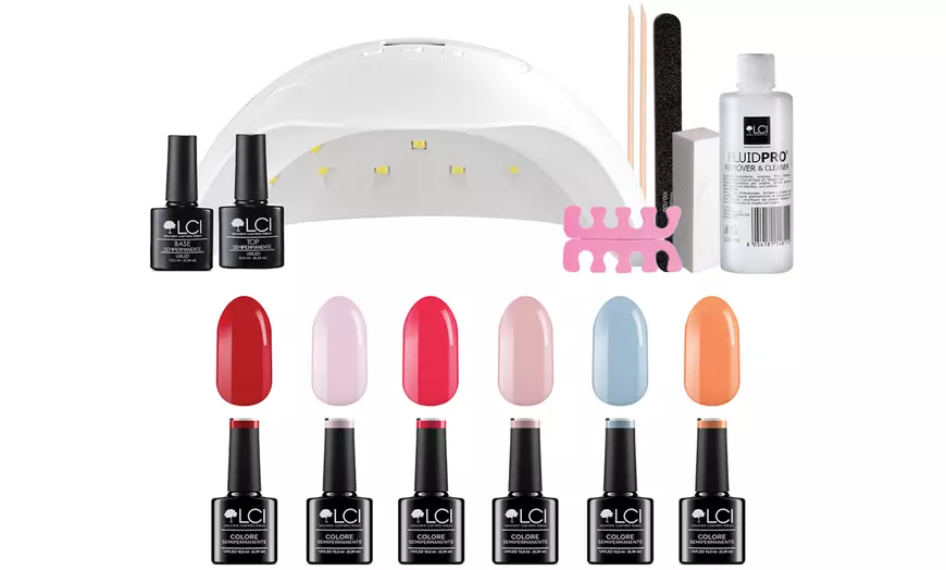 Image 5: Semi-permanente nagellakkits van het merk LCI Cosmetics