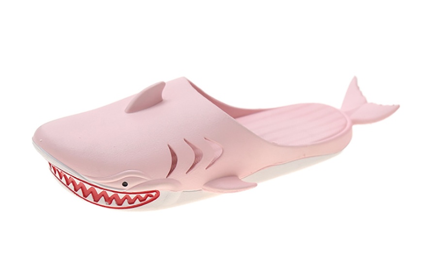 Image 4: Funny Shark Slippers