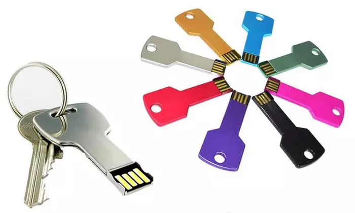 USB in Schlüsselform 8, 16 oder 32 GB in der Farbe nach Wahl - Primary Image