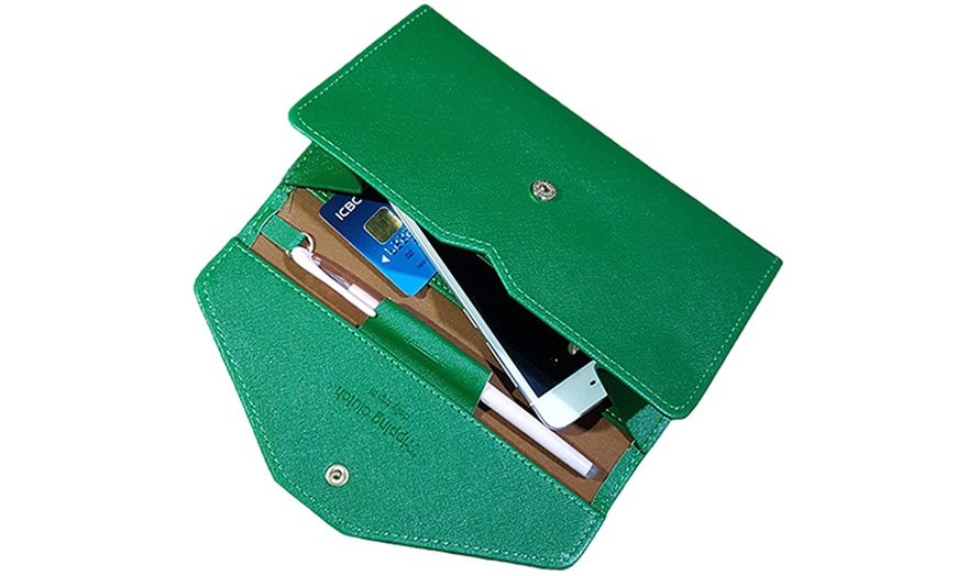 Image 3: Women's Multi-Compartment Envelope Wallet