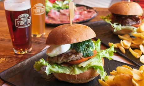 Menu tagliata o hamburger di Fassona 300-500g, antipasto, dolce e vino da Fassoneria Pompei (sconto fino a 50%)