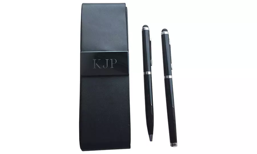 One or Two Custom-Engraved Noir Pen Sets from Creative Gifts Direct (Up to 52% Off) - Second Medium