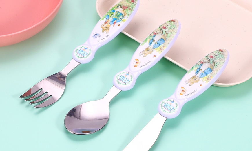 Image 3: Three-Piece Kids' Cutlery Set