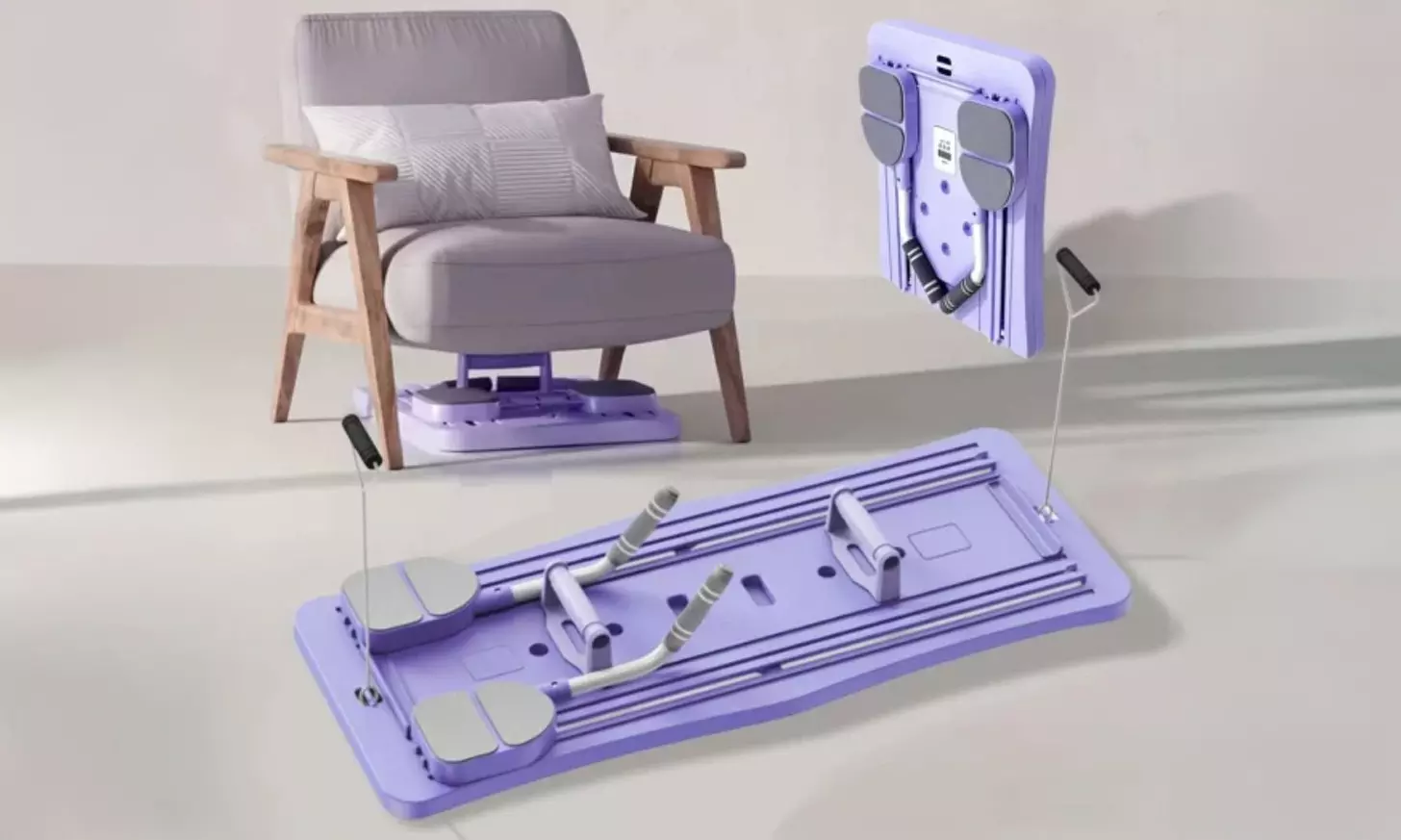 Multifunctional Foldable Pilates Reformer Home Fitness Board