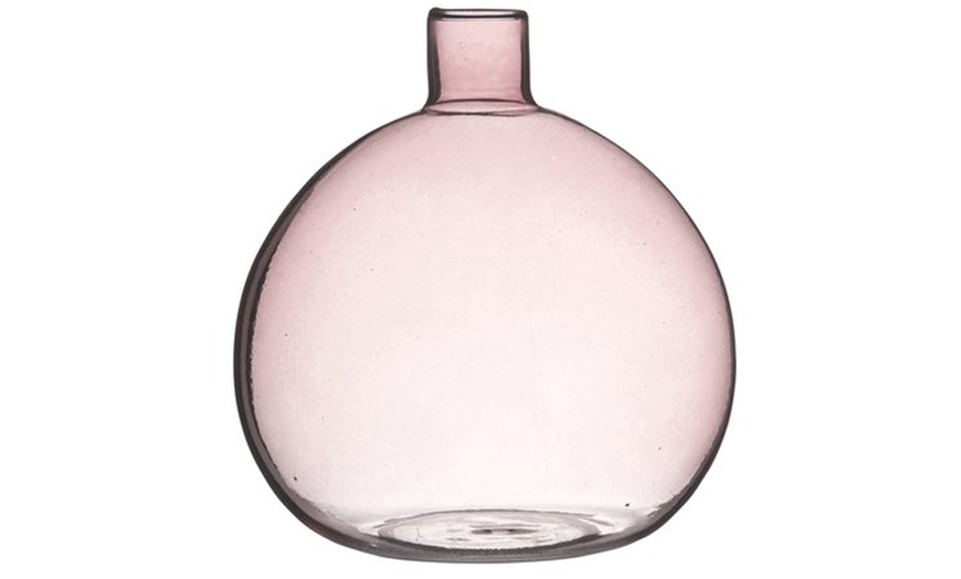 Image 2: Pink Glass Vase