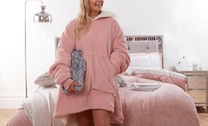 Cosy Sherpa Oversized Hoodie Blanket