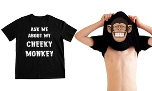  Ask Me Cheeky Monkey T-Shirt 