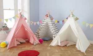 Kids Canvas TeePee Tent