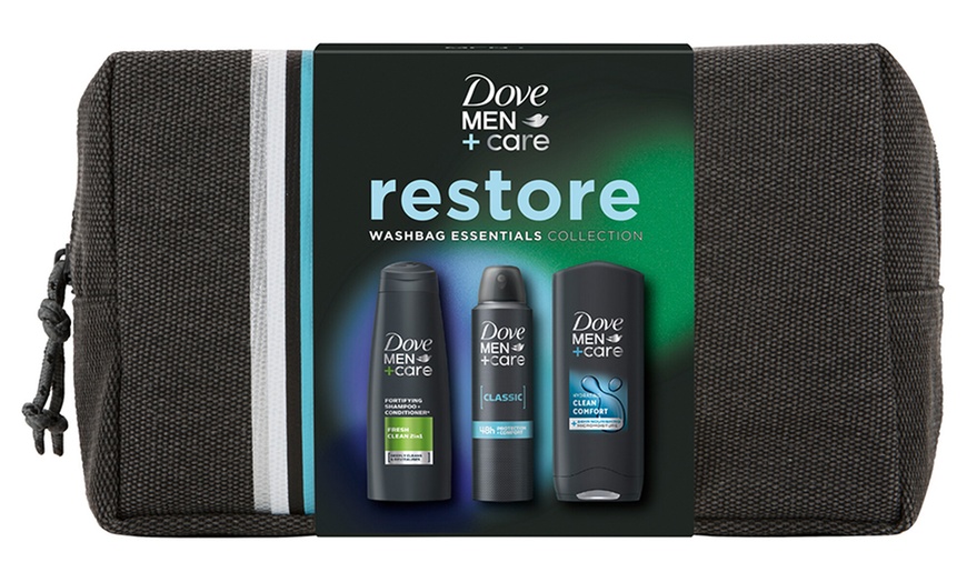 Image 5: Up to Four Dove Men+Care Restore Essential Three-Piece Gift Sets