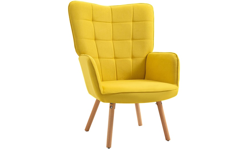 Image 12: HomCom Accent Chair