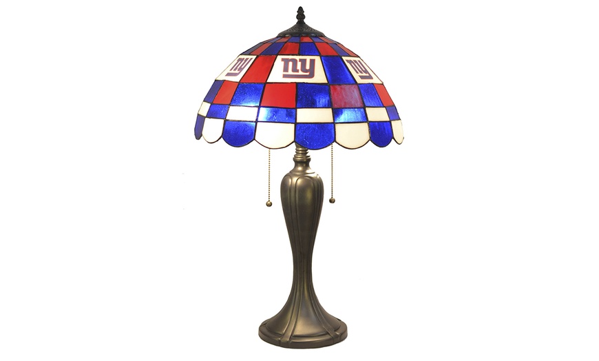 nfl tiffany table lamp