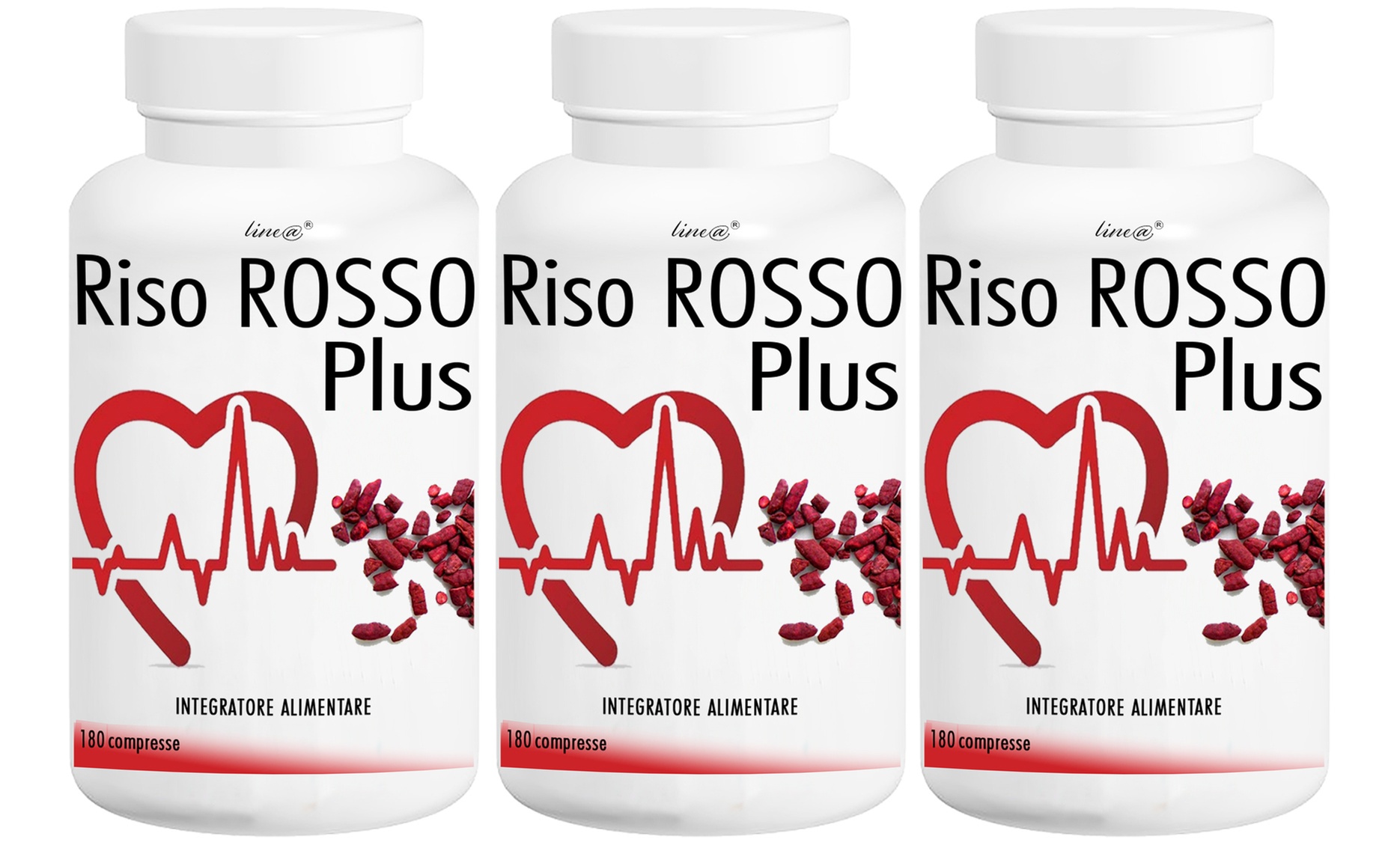 Riso Rosso Plus Line@ - Fino a 540 compresse