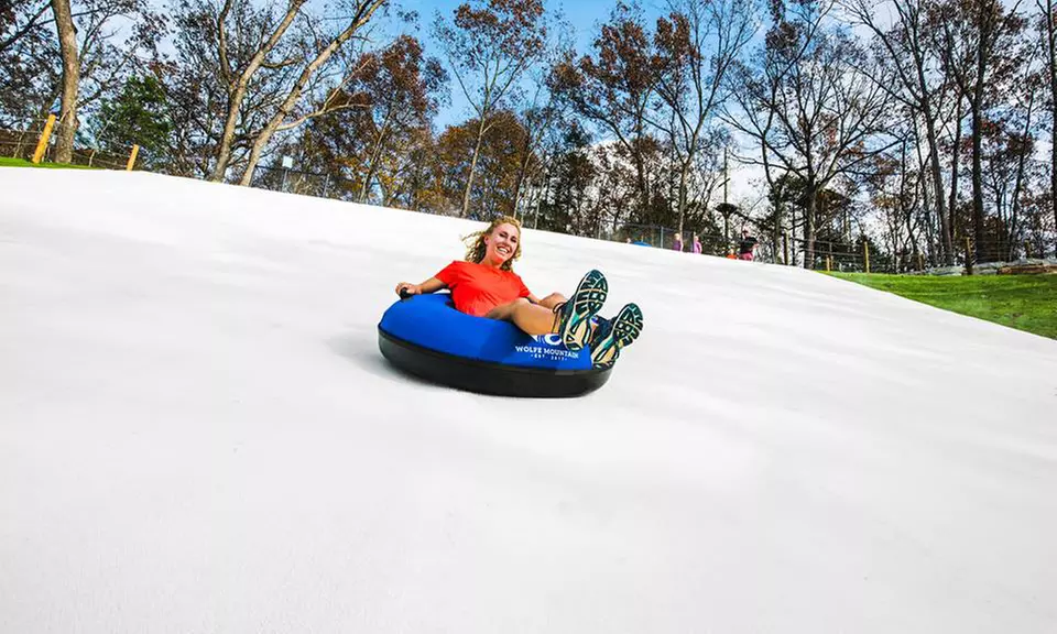 One Hour of Snowflex Tubing for One, Two, or Four at Branson Zipline at Wolfe Mountain (Up to 28% Off) - Second Medium