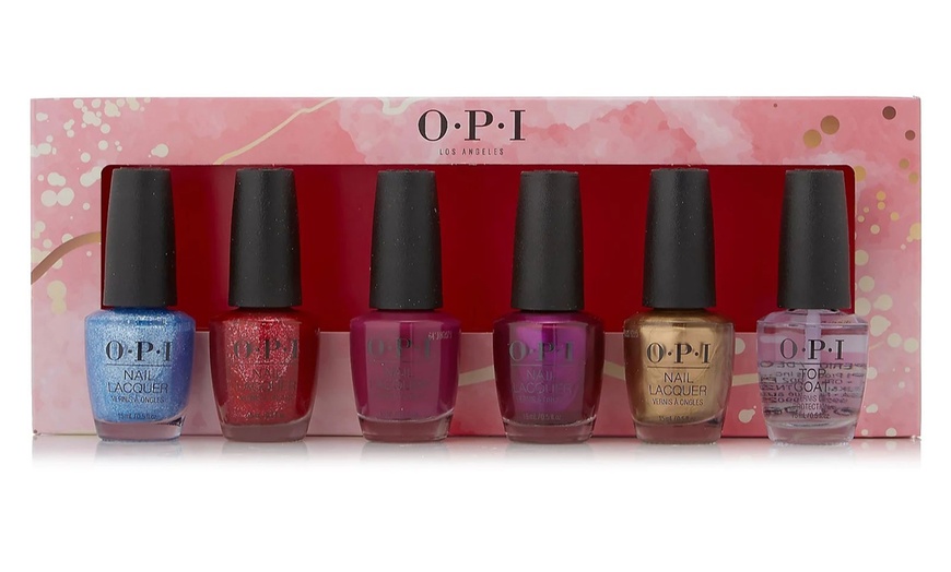 Image 2: OPI Six-Piece Berry Glam Nail Polish Set