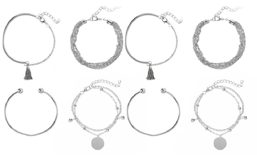 Image 3: 1x oder 2 4er-Set Damen-Armbänder