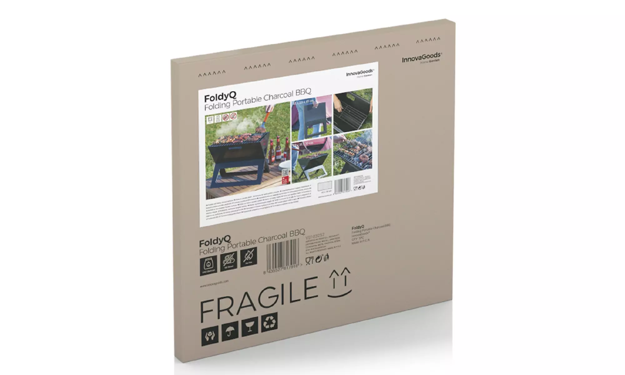 Barbecue de table pliable au charbon de bois InnovaGoods