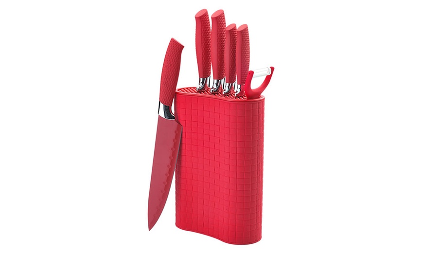 Image 4: Seven-Piece Knife Block Set