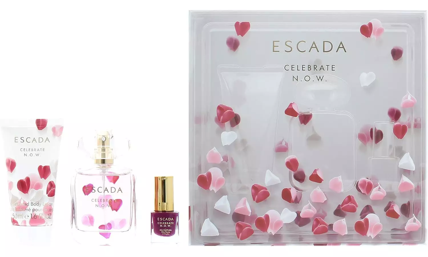 One or Two Packs of Escada Celebrate N.O.W. Gift Set