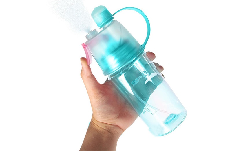 Image 3: Water Bottle with Spray Function