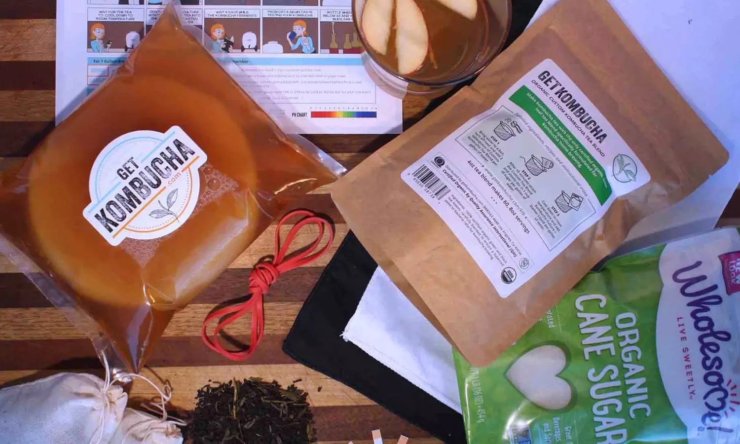 Kombucha Starter Kit, or $15 for $35 Worth of Kombucha-Brewing Supplies from GetKombucha.com - Primary Image