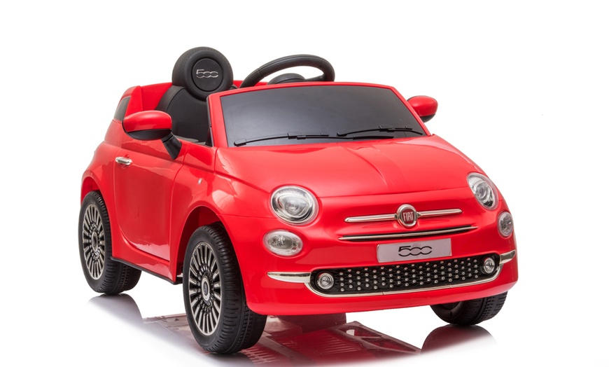 Image 1: Coche eléctrico infantil Fiat 500 de Injusa