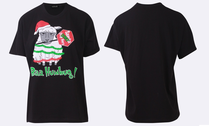 Image 15: Christmas-Themed T-Shirt