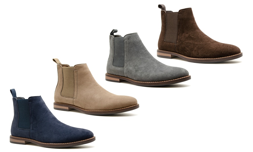 memory foam chelsea boots