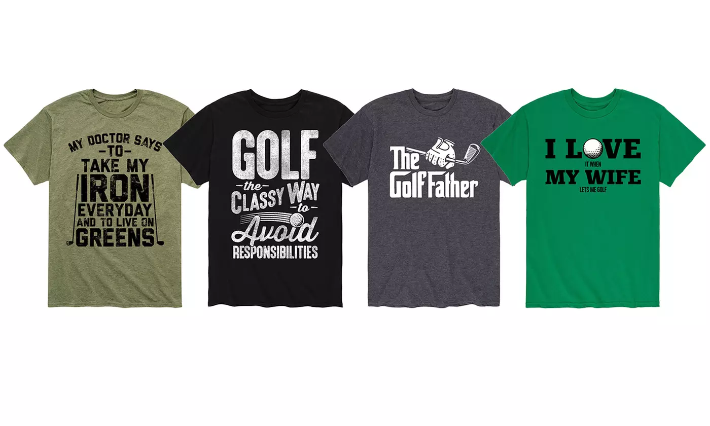 Instant Message: Men's Funny Dad Golf Shirts - Primary Image