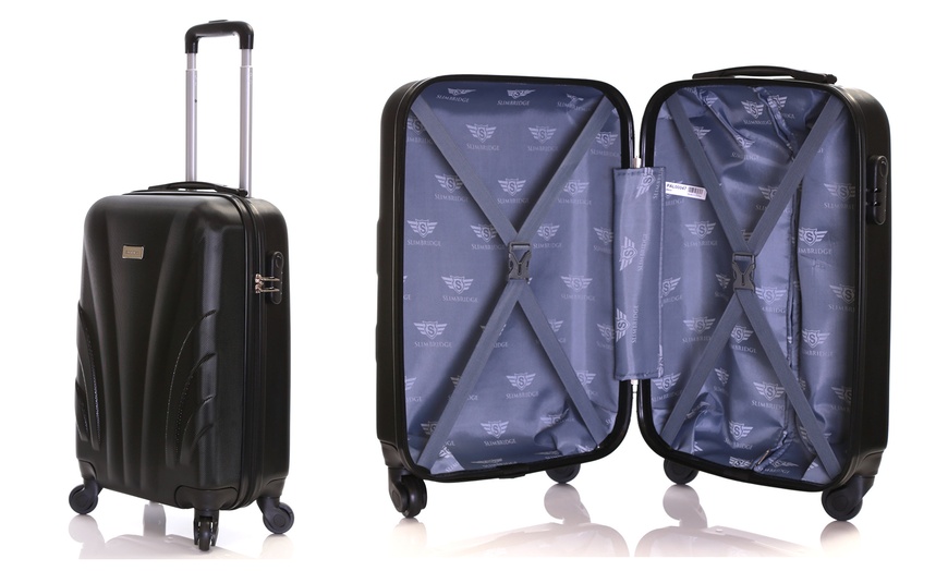 Image 2: Slimbridge Hard Carry-On Suitcase