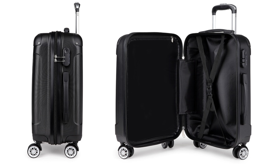 Image 4: Kono ABS Luggage Set