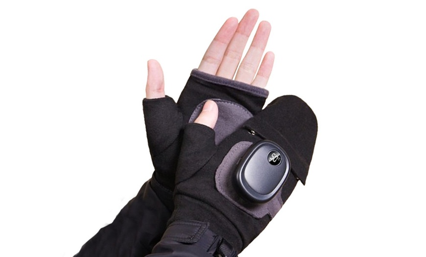 Image 3: Electric Heated Winter Gloves