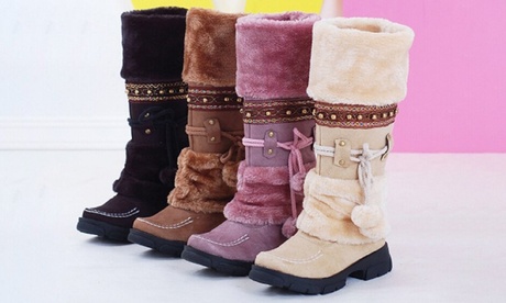 Stivali invernali da donna, disponibili in 4 colori e 4 numeri - spedizione gratuita