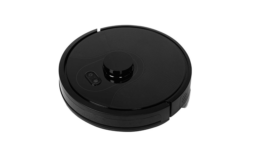 Image 11: Black Robot Vacuum Cleaner