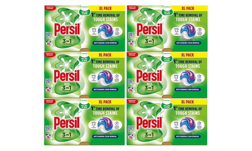 Image 14: Three or Six Packs of Persil XL 3 in 1 Washing Capsules 