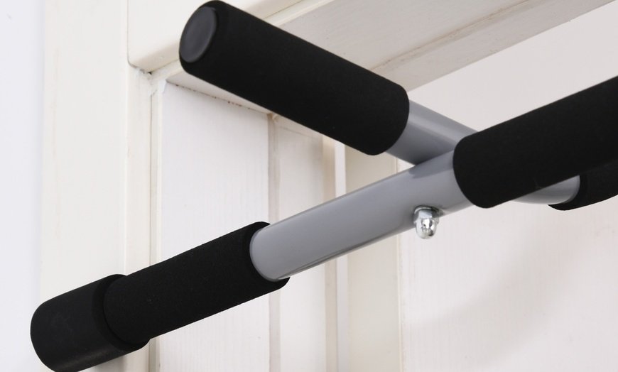 Image 3: HomCom Pull-Up Bar