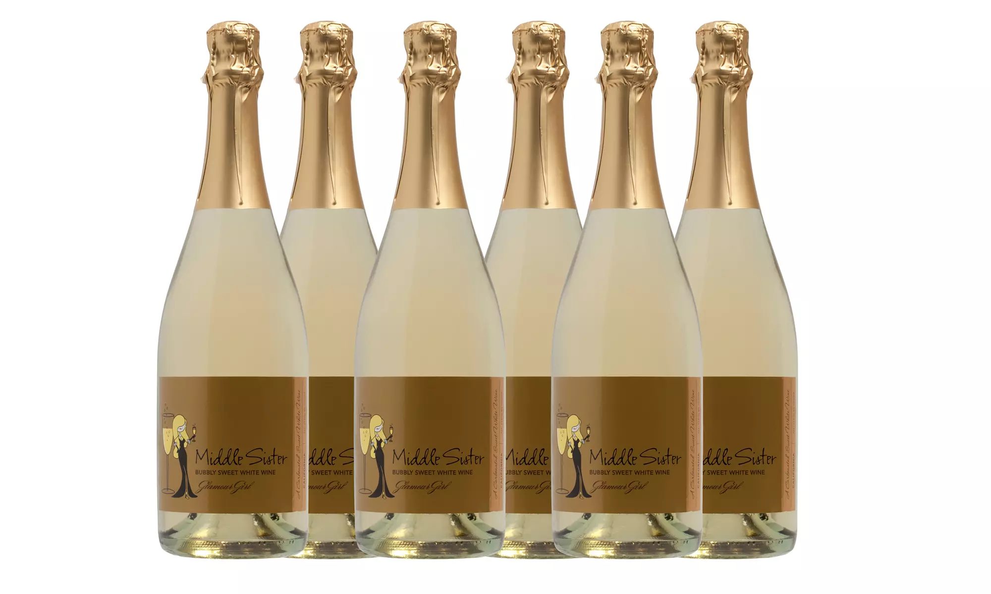 Middle Sister Glamour Girl Sparkling Wine (3-, 6-, or 12-Pack) - Primary Image