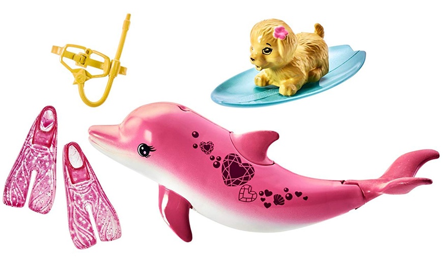 Image 2: Barbie Dolphin Magic Snorkel Doll